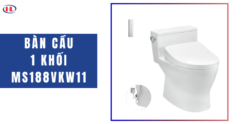 Bàn Cầu 1 Khối MS188VKW11