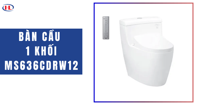 Bàn Cầu 1 Khối MS636CDRW12