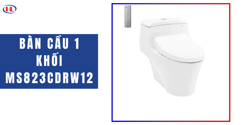 Bàn Cầu 1 Khối MS823CDRW12