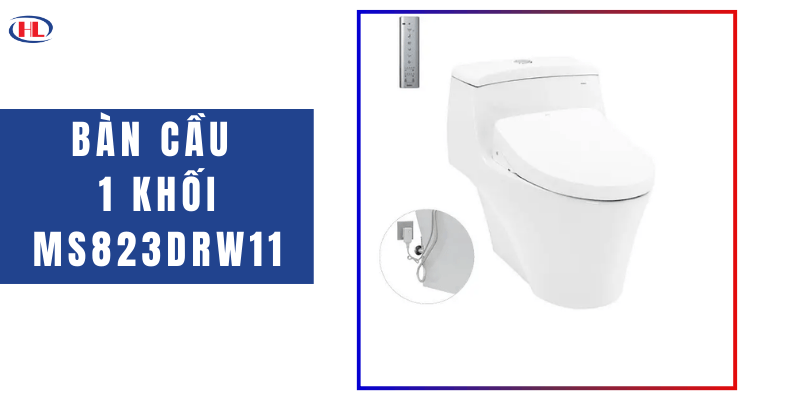 Bàn cầu 1 khối MS823DRW11