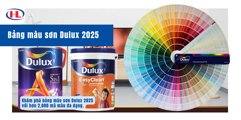 Bảng màu sơn Dulux 2025