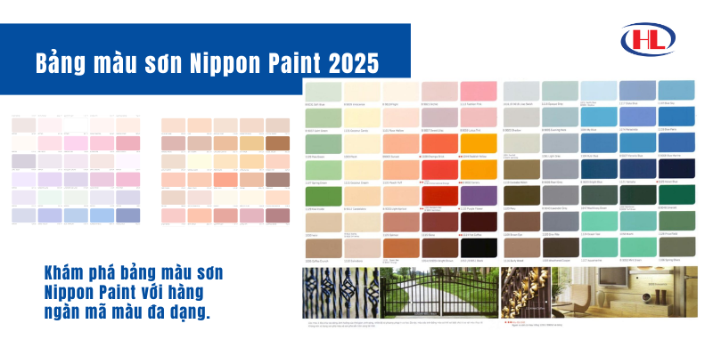 Bảng màu sơn Nippon Paint 2025