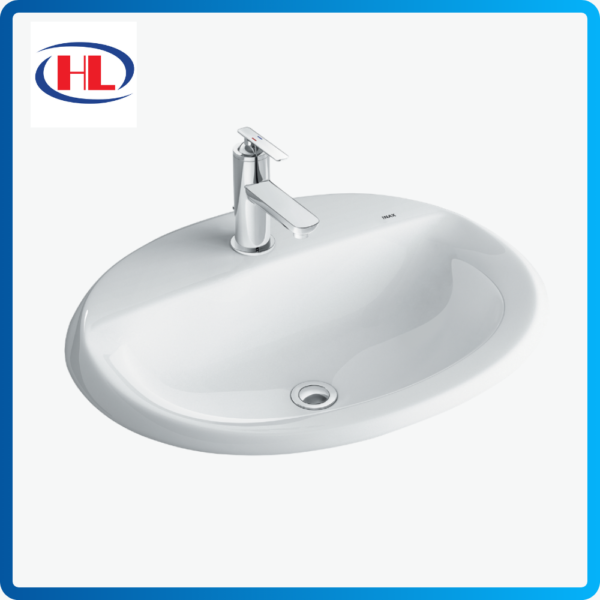 Chậu Rửa Lavabo Âm Bàn Inax L-2395V Dương Vành