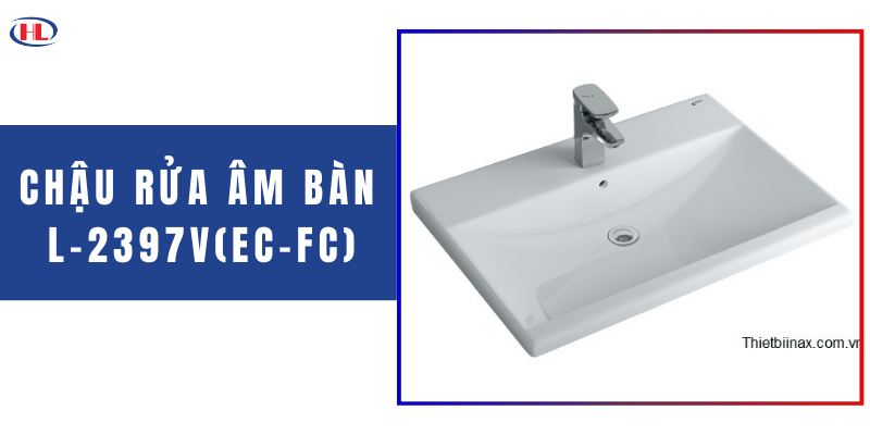 Chậu Rửa Âm Bàn Inax L-2397V(EC-FC)