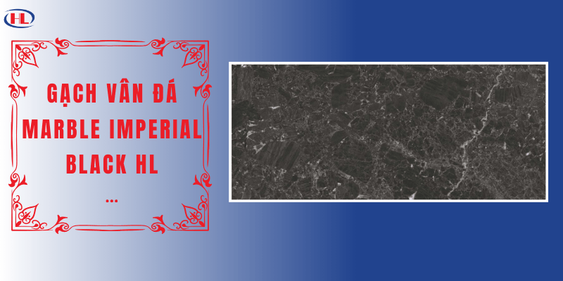 Gạch Vân Đá Marble Imperial Black HL