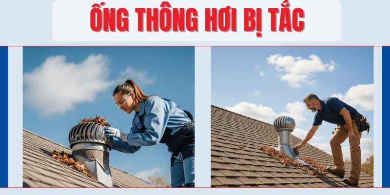 Kiểm tra ống thông hơi bồn cầu bị tắc