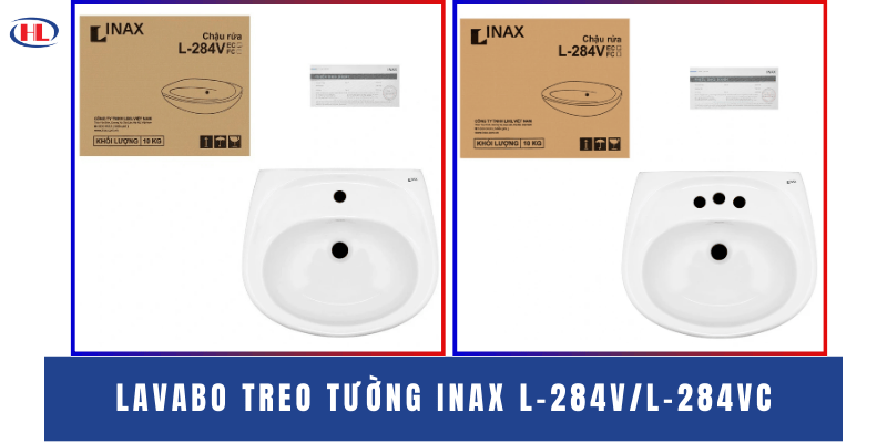 Lavabo Treo Tường Inax L-284VL-284VC