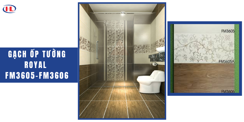 Ứng Dụng Gạch Ốp Tường Royal FM3605-FM3606