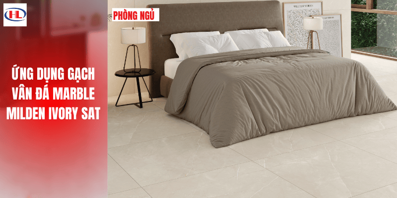 Ứng dụng gạch Vân Đá Marble Milden Ivory SAT