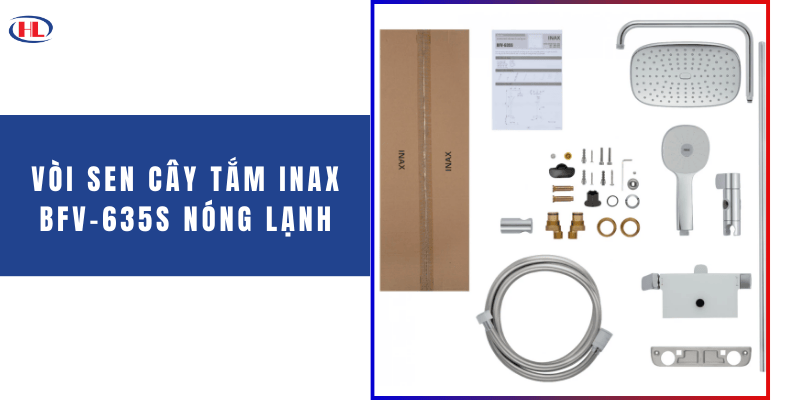 Vòi Sen Cây Tắm Inax BFV-635S Nóng Lạnh